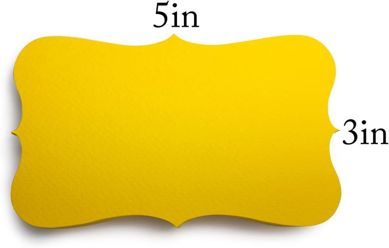 PPAPPAPPIYO 3x5 index card/Set of 72 Blank index cards 180gsm (YELLOW) - Image 2